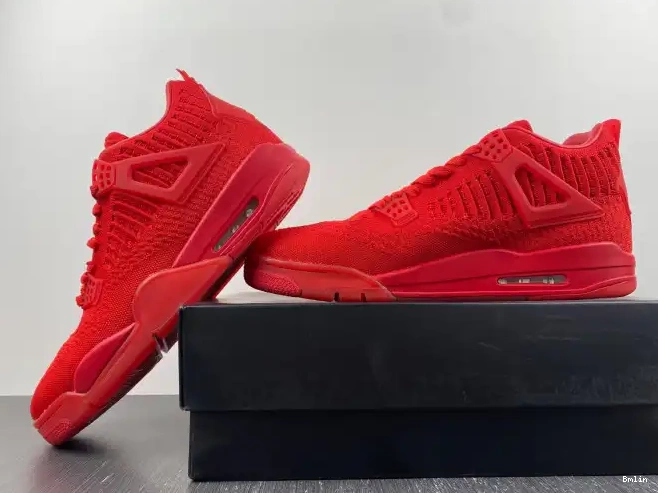 Bmlin Shoes 4 Retro Red Flyknit AQ3559-600 Jordan 0524